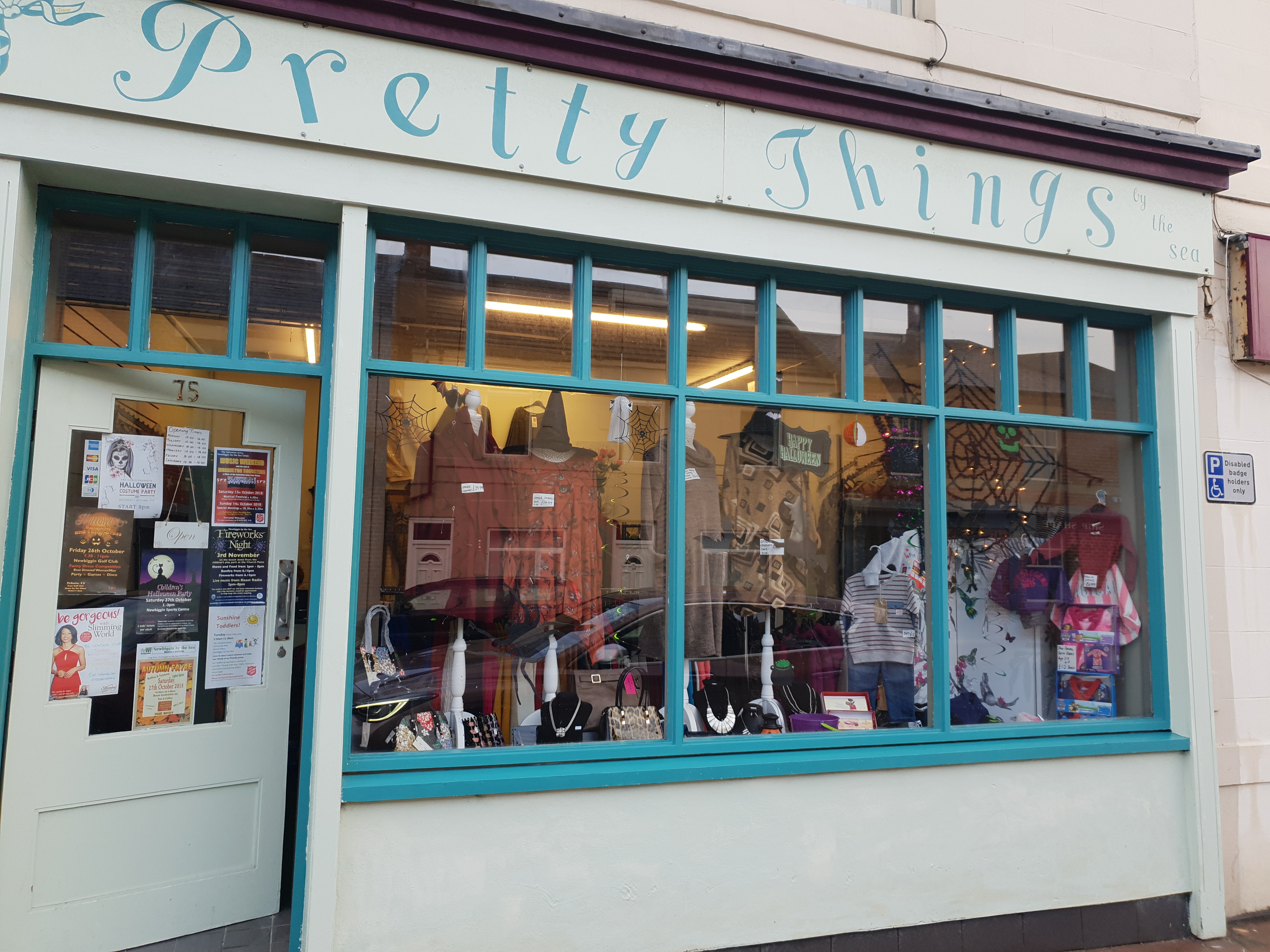 Spooktacular Shop Fronts - Newbiggin by the Sea Town Council