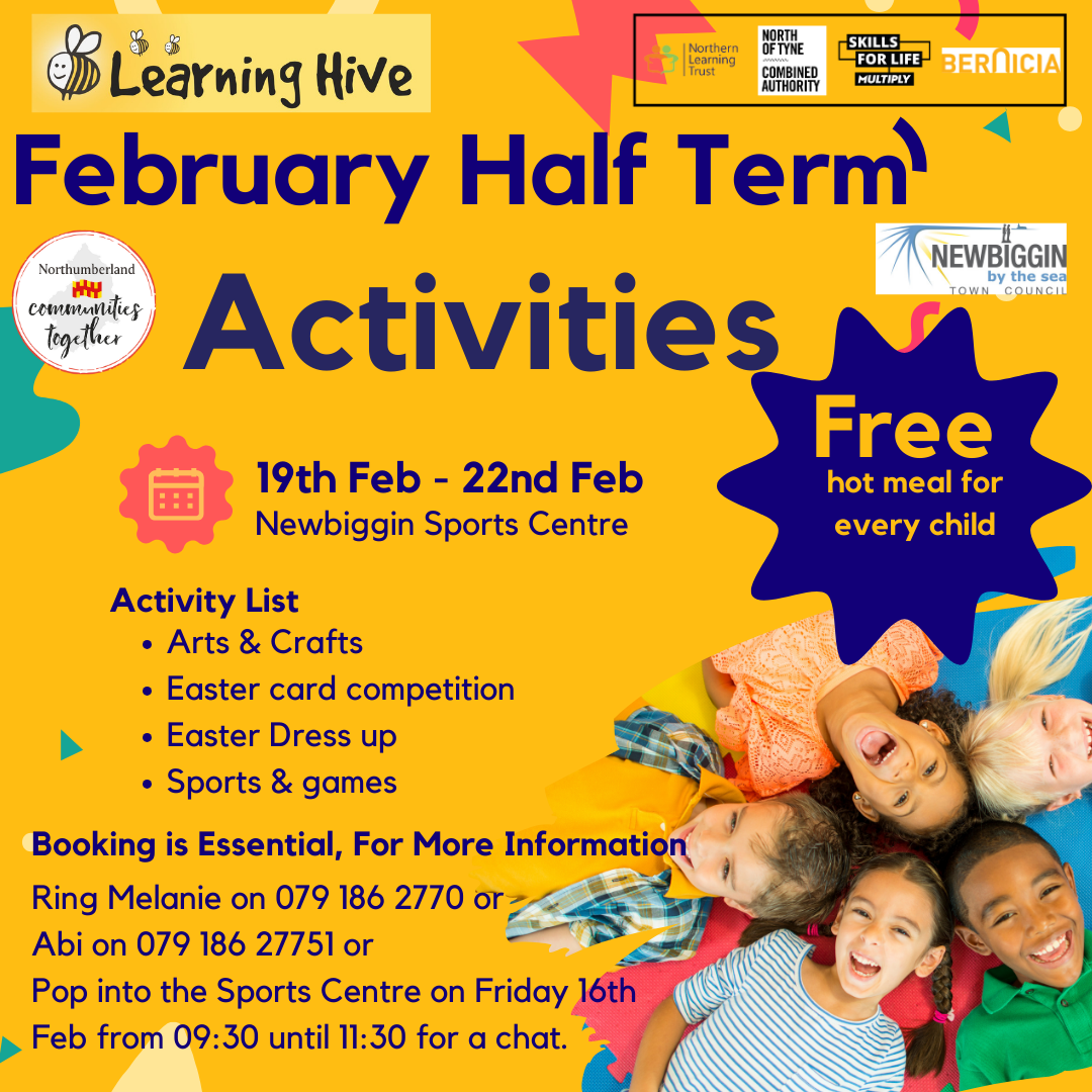 February Half Term Activities Newbiggin by the Sea Town Council