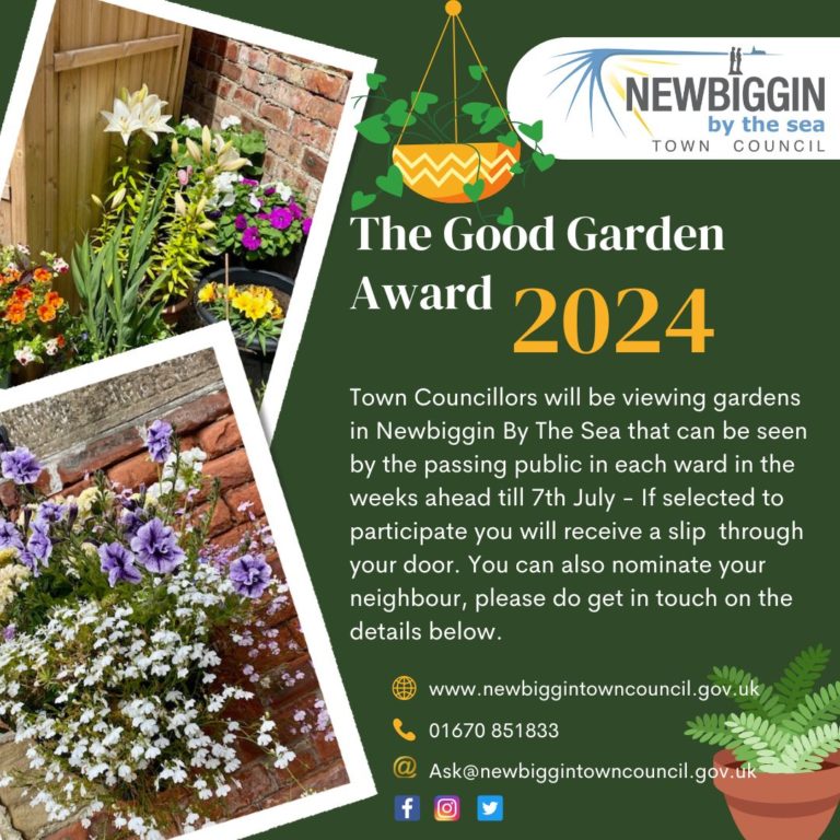 The Good Garden Award 2024 Newbiggin by the Sea Town Council